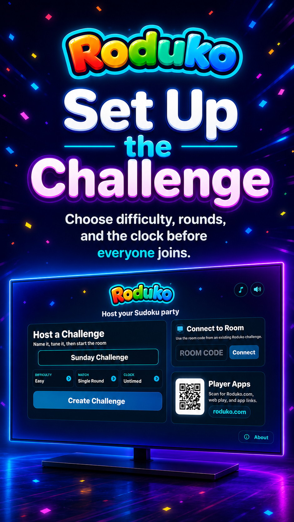 Set up the challenge