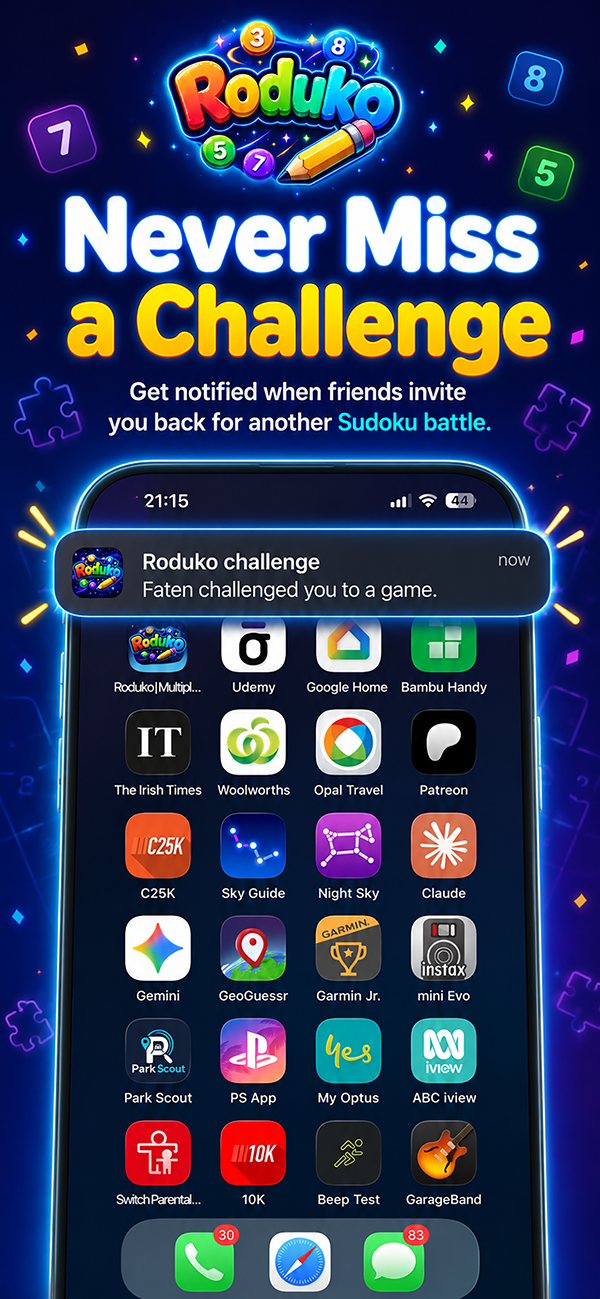 Never Miss a Challenge